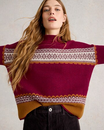 White Stuff Millie Fairisle Lambswool Jumper