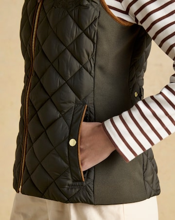 Joules Braemar Luxe Showerproof Quilted Coat