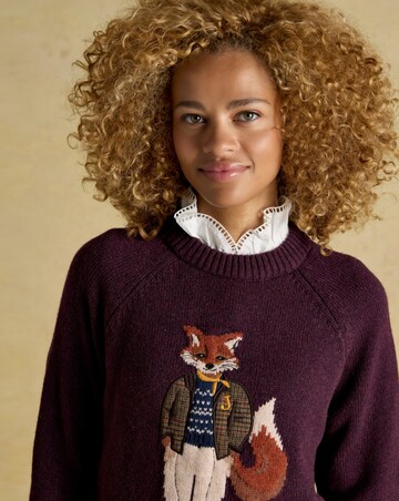 Joules Jonty Fox Knitted Jumper