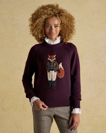 Joules Jonty Fox Knitted Jumper
