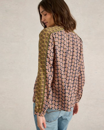 White Stuff Mabel Mixed Print Top