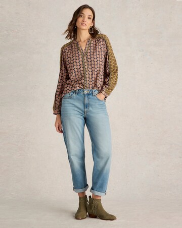 White Stuff Mabel Mixed Print Top