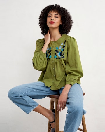 Seasalt Cornwall Thornapple Embroidered Shirt