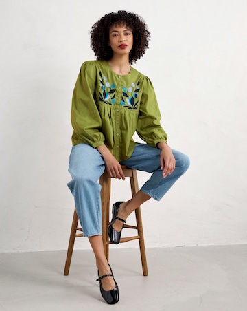 Seasalt Cornwall Thornapple Embroidered Shirt