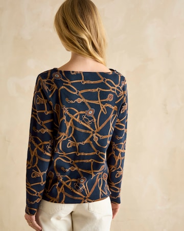 Joules Printed Harbour Top