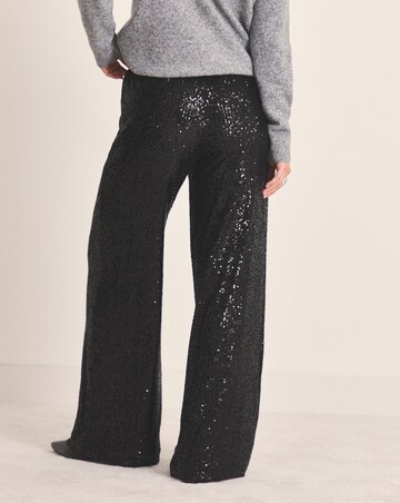 Simply Be Sequin Wide Leg Trousers