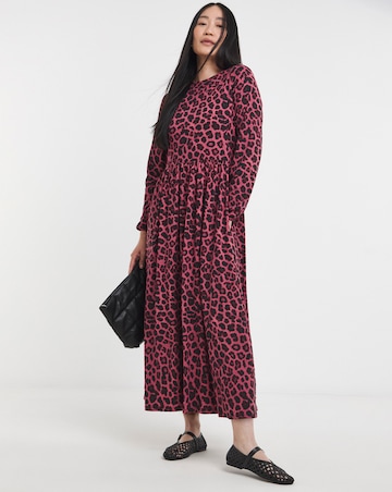 Soft Touch Long Sleeve Smock Dress