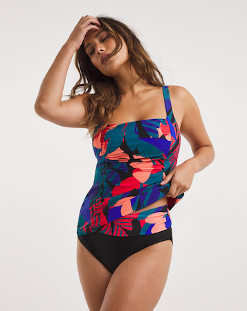 Tropical Mix and Match Fold Top Bikini Bottoms