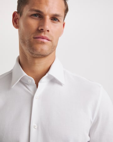 BOSS Slim Fit White Formal Shirt