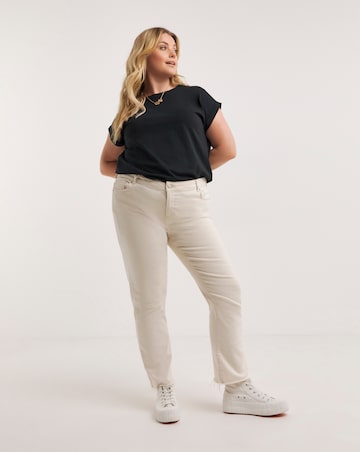 Simply Be Black Boyfriend Oversized T-Shirt