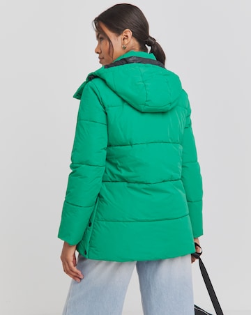 Green Mid Duvet Puffer Coat