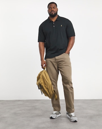 Polo Ralph Lauren Super Soft Black Cotton Short Sleeve Polo Shirt
