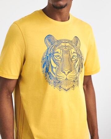 Joe Browns Tiger Print T-Shirt Long Length