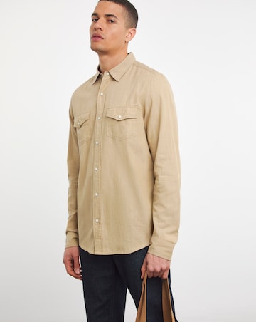 Joe Browns Loving Life Linen Blend Shirt Long Length
