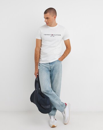 Tommy Hilfiger Short Sleeve Classic Logo White T-Shirt