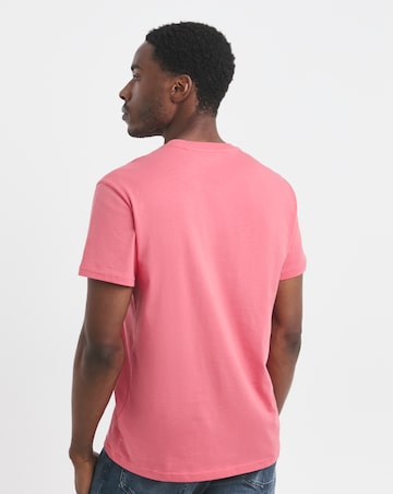 Tommy Jeans Short Sleeve Signature T-Shirt - Pink