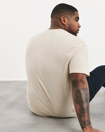 Relaxed Fit Marl Pocket T-Shirt