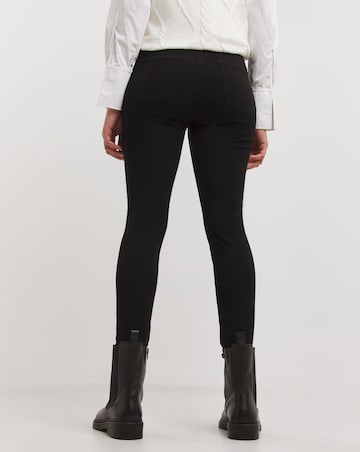 Black Stretch Jersey Denim Jeggings