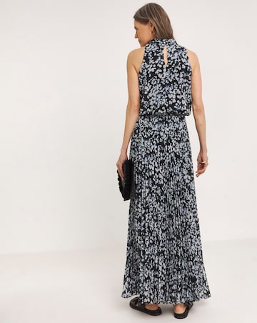 Pleated Occasion Maxi Dress
