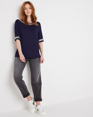 Julipa Stud Neck Top