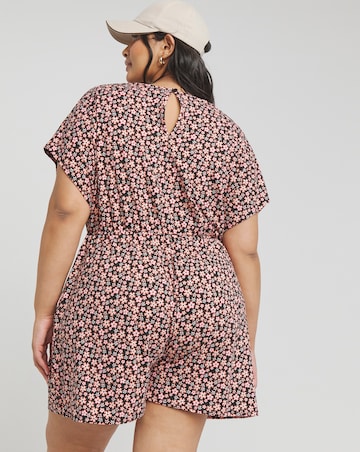 Ditsy Print Supersoft Jersey Playsuit