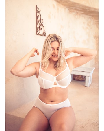 Curvy Kate Victory Balcony Wired Bra White