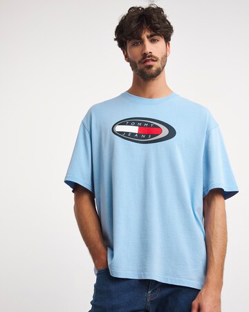 Tommy Jeans Graphic T-Shirt Pale Blue