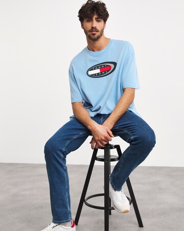 Tommy Jeans Graphic T-Shirt Pale Blue
