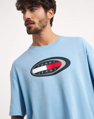 Tommy Jeans Graphic T-Shirt Pale Blue