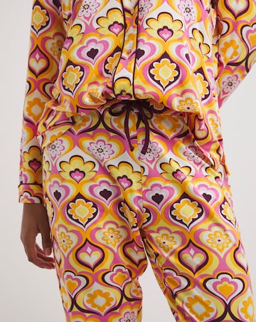 Pretty Secrets Retro Love Button Through PJ Set