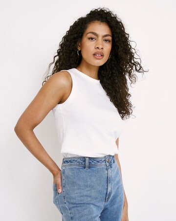 Cotton Relaxed Tank Top Vest