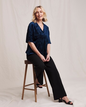 Julipa Embossed Velour Top