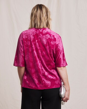 Julipa Embossed Velour Top