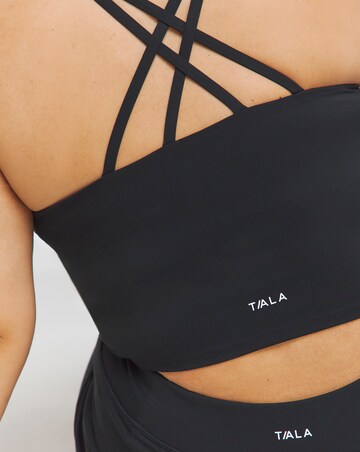 TALA SkinLuxe Built-in Support Strappy Back Cami Top- Black
