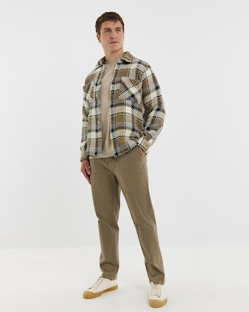 Heavy Textured Check Overshirt