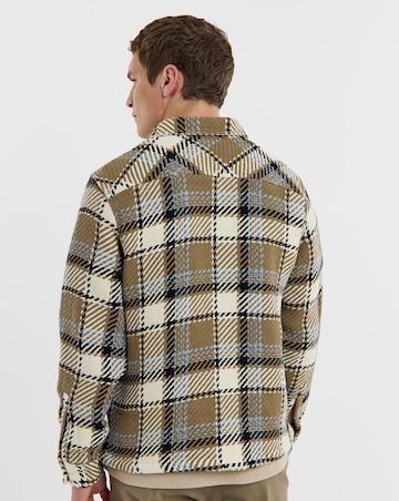 Heavy Textured Check Overshirt