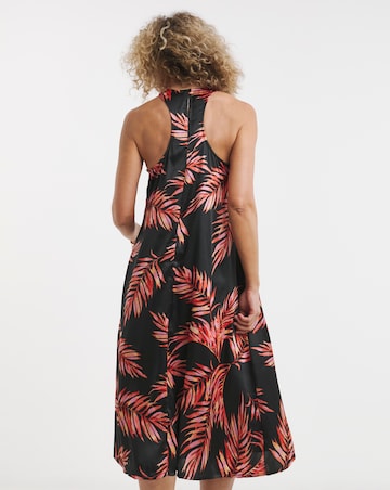 Satin Racer Cami Midi Dress