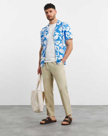 Short Sleeve Cuban Collar Hawaian Shirt