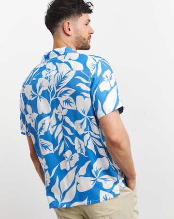 Short Sleeve Cuban Collar Hawaian Shirt