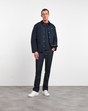 Lyle & Scott Navy Quilted Jacket