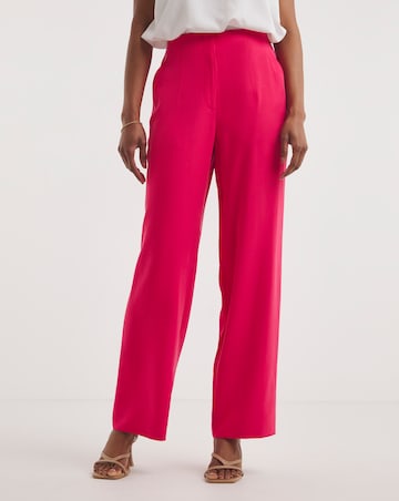 Pink Wide Leg Trousers