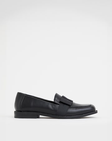 Lorelei Oversize Bow Loafer Shoes - Wide Fit (E)