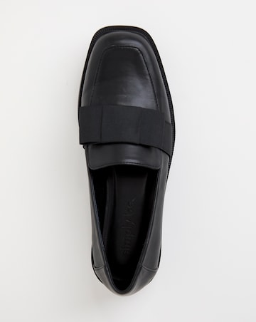 Lorelei Oversize Bow Loafer Shoes - Wide Fit (E)