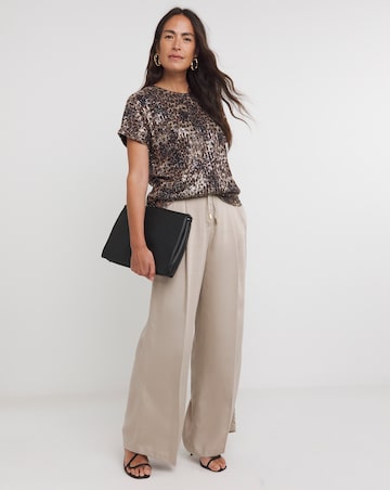 Sequin Longline Top