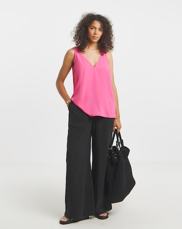 Simply Be Pink V Neck Vest