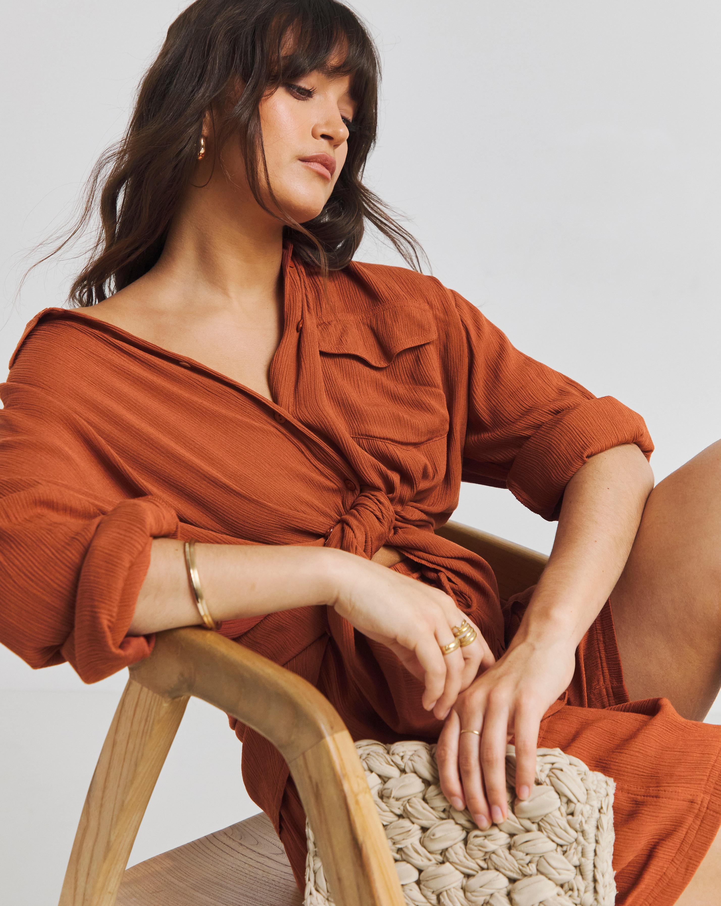 Crinkle Relaxed Fit Shirt | boohoo NO