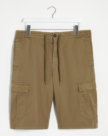 BOSS Beige Casual Cargo Short