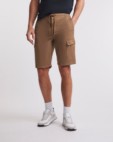 BOSS Beige Casual Cargo Short