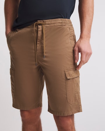 BOSS Beige Casual Cargo Short