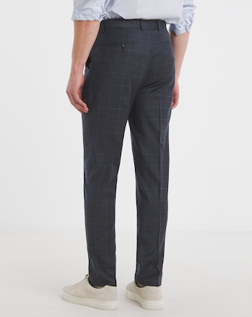 William Hunt Flannel Navy Suit Trouser